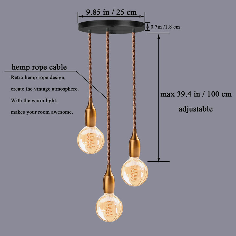 Suspension nordiques modernes Edison