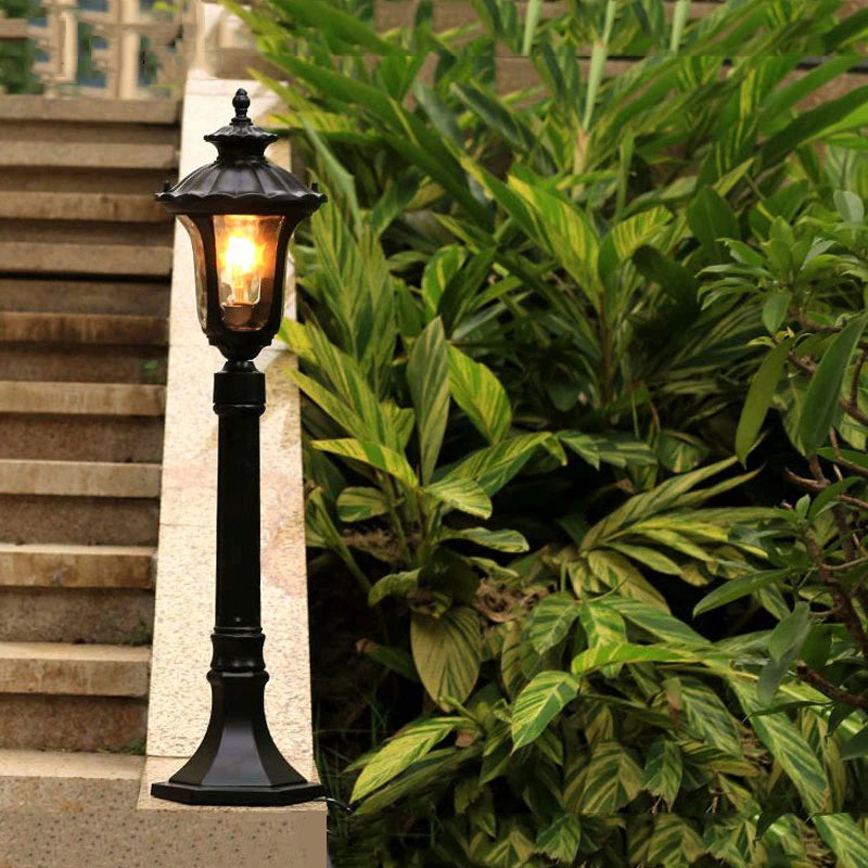 lampe de jardin rétro style européen éclairage extérieur étanche