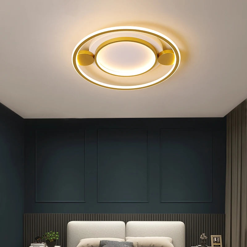 plafonniers led pour décoration intérieure atmosphère de luxe minimaliste