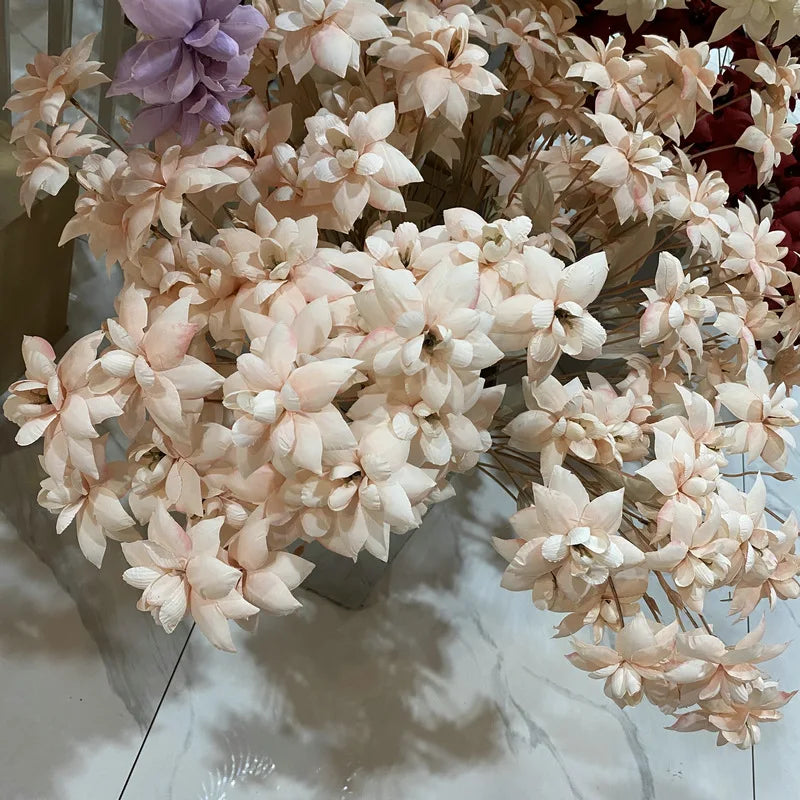 fleurs artificielles en tissu décoratives pour mariage et événements