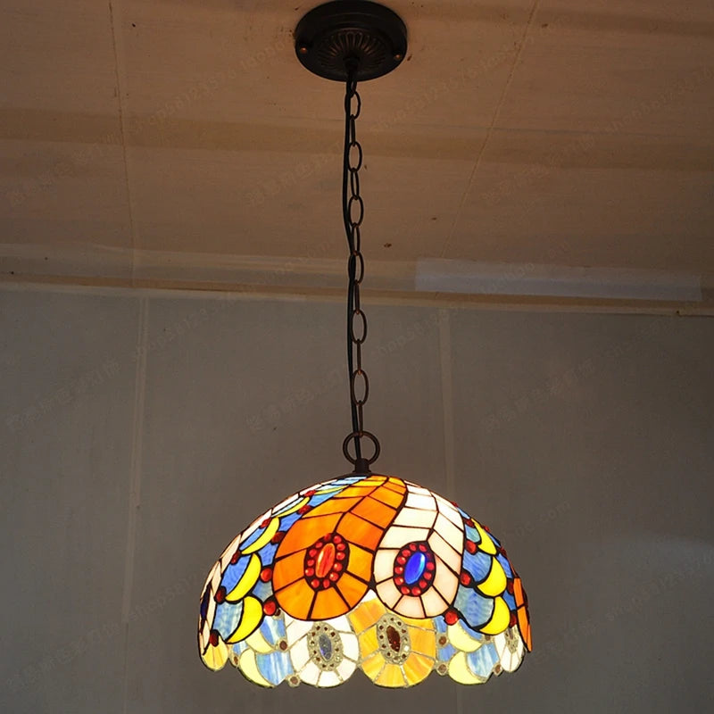 lustre en lucite style tiffany pour intérieur chic