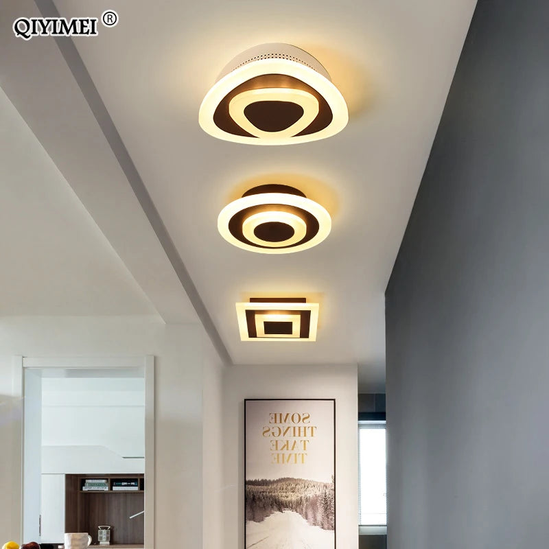 plafonnier led rond carré pour éclairage maison décoratif