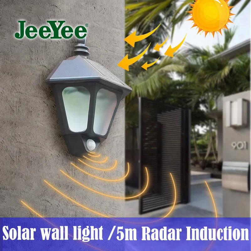 Lumière solaire extérieure applique murale à Induction LED éclairage solaire étanche pour jardin paysage éclairage de sécurité lampe extérieure LPL269