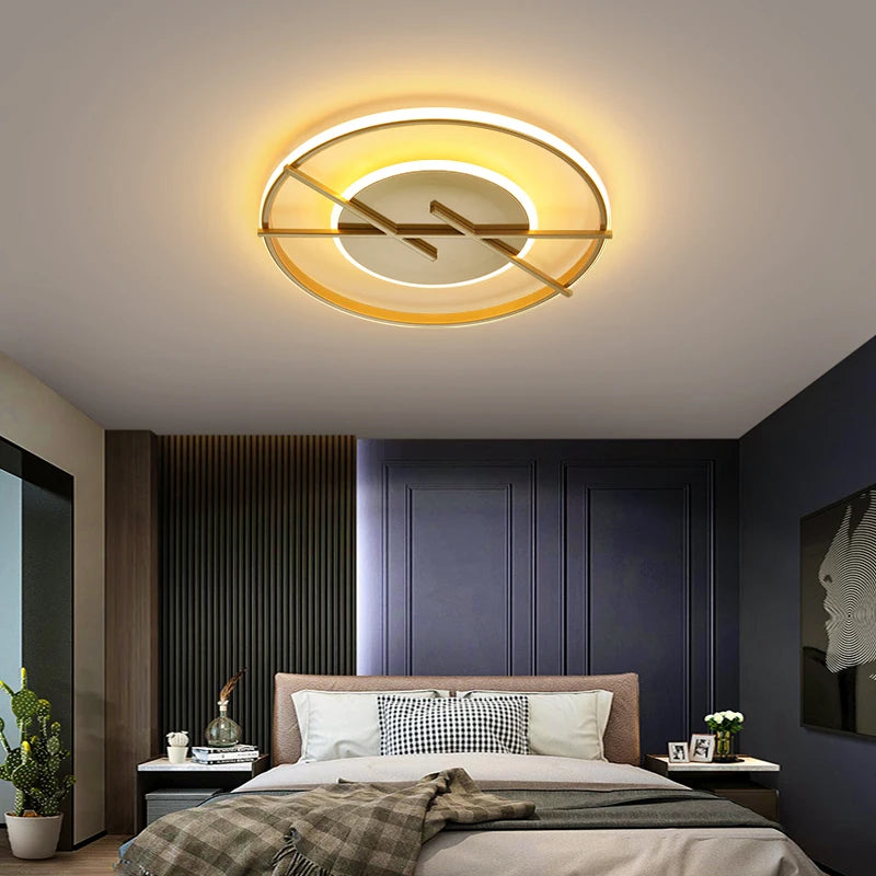 plafonnier led rond moderne pour décoration intérieure lumineuse