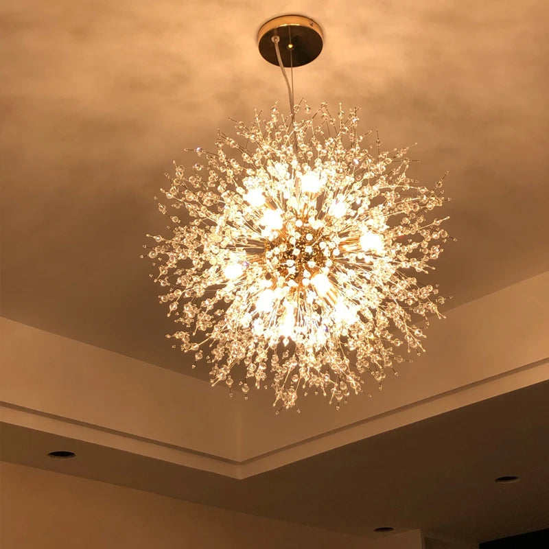 lustre en cristal moderne éclairage décoratif pour intérieur élégant