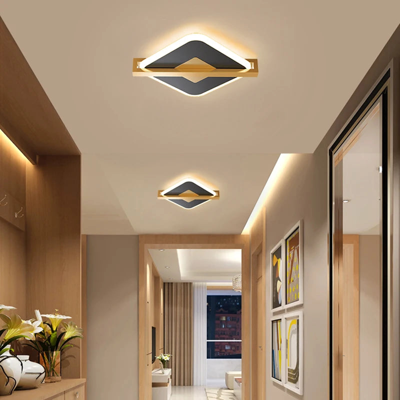 plafonnier led moderne pour éclairage intérieur style nordique