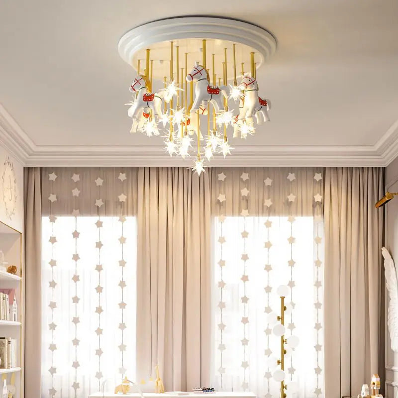 lustre led romantique pour décoration intérieure élégante et chaleureuse