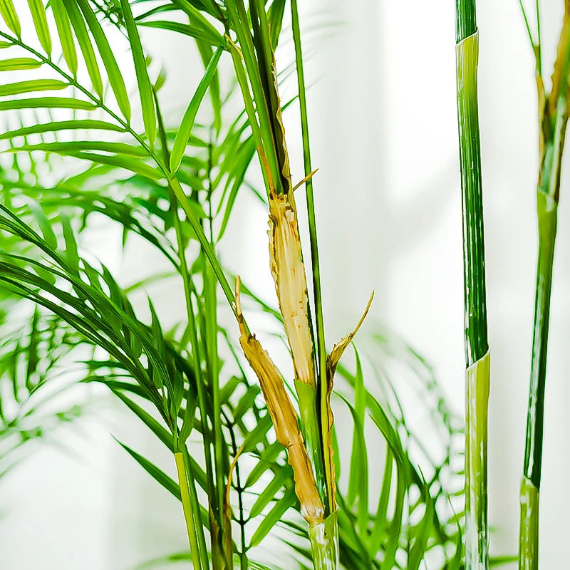 plantes tropicales hautes palmier artificiel en pot décoration extérieure