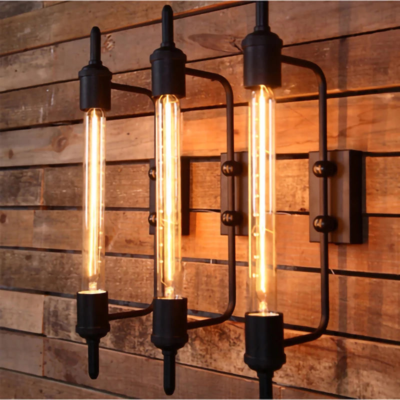 suspension vintage industrielle avec ampoule edison pour restaurant