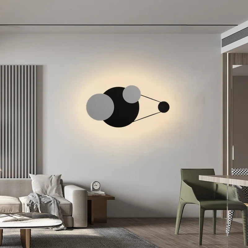 applique murale led design en métal pour décoration moderne