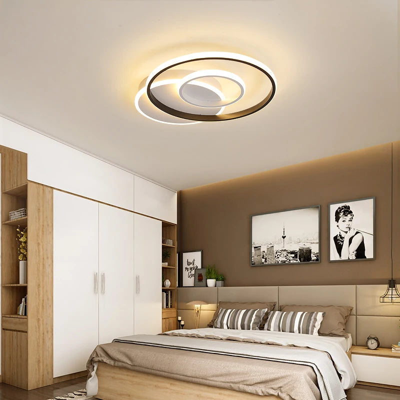 plafonnier led rond design moderne pour un éclairage intérieur décoratif