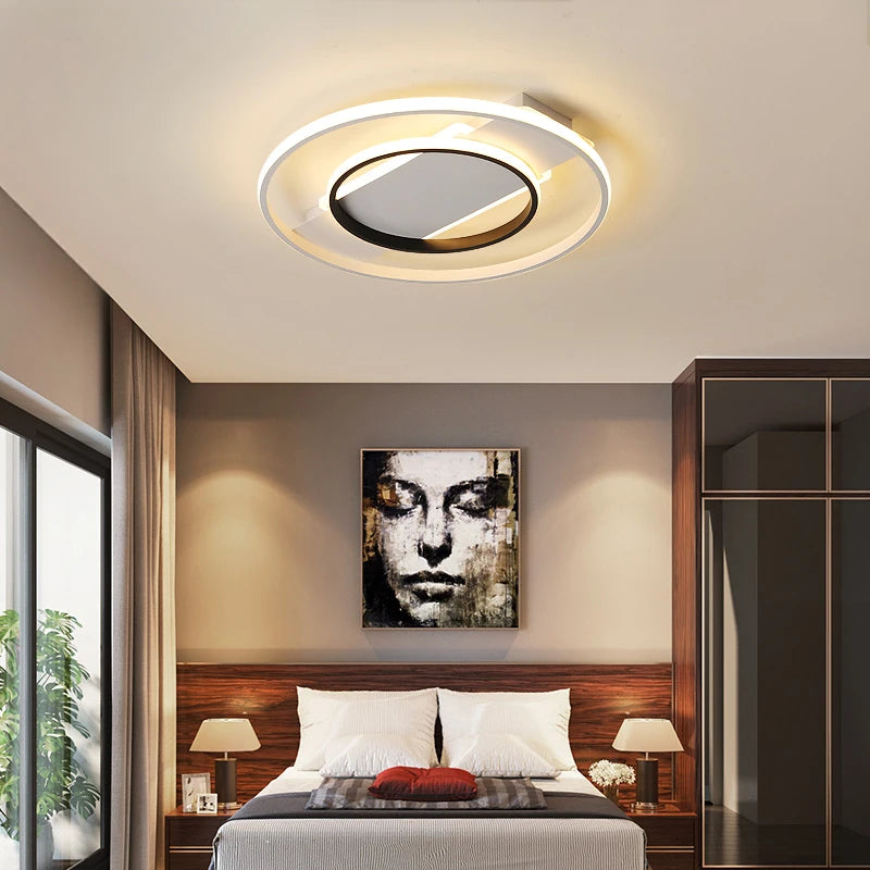 plafonnier led rond design moderne pour un éclairage intérieur décoratif