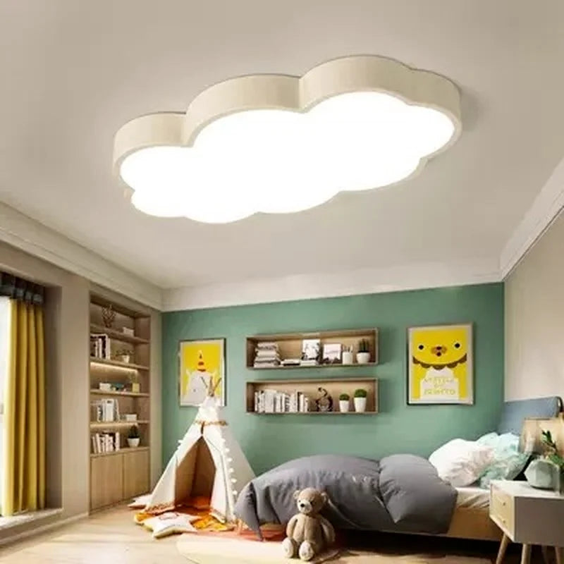 plafonnier led moderne en forme de nuage pour décoration intérieure