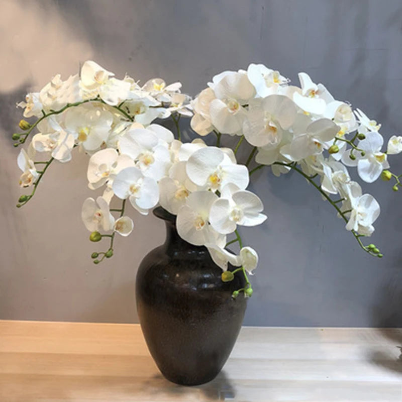 orchidée phalaenopsis préservée fleurs artificielles pour décoration mariage