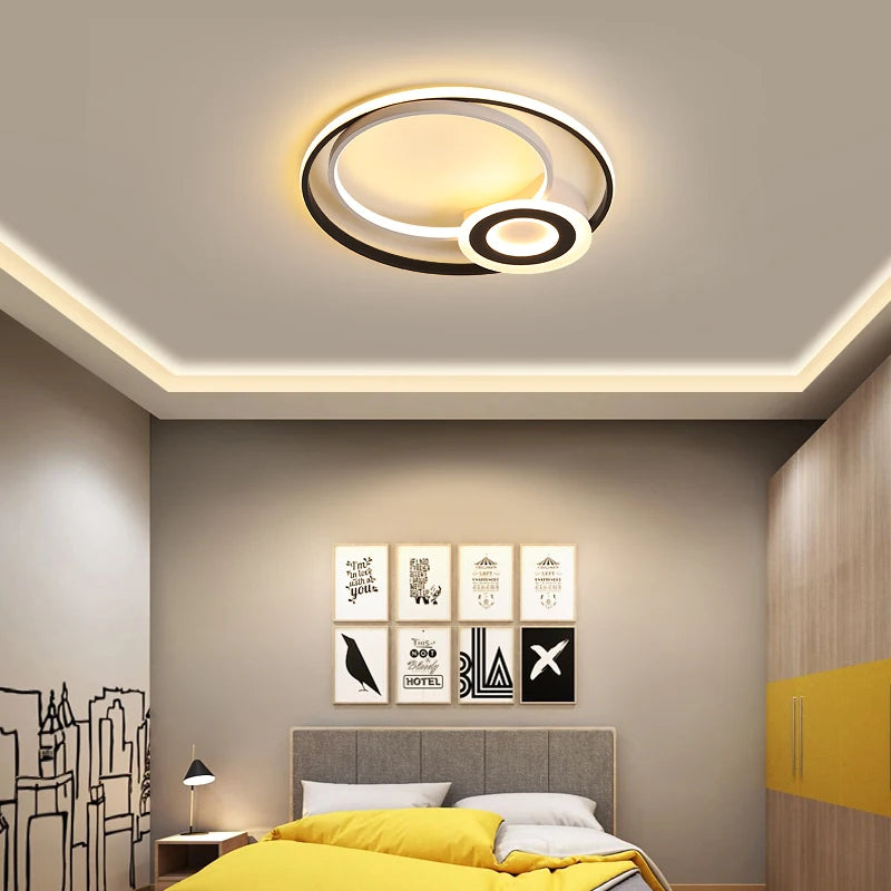 plafonnier led rond design moderne pour un éclairage intérieur décoratif