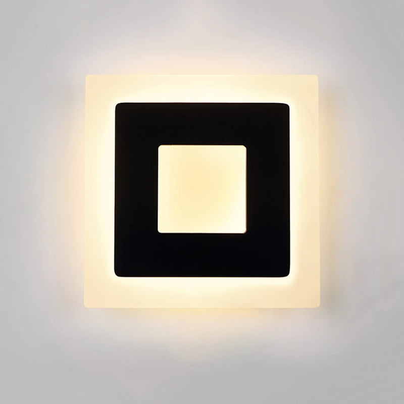 plafonnier led acrylique design moderne pour intérieur décoratif