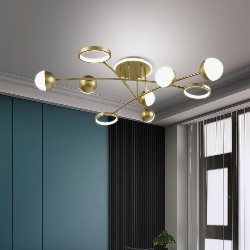 plafonnier moderne décoratif pour intérieur et luminaires LED