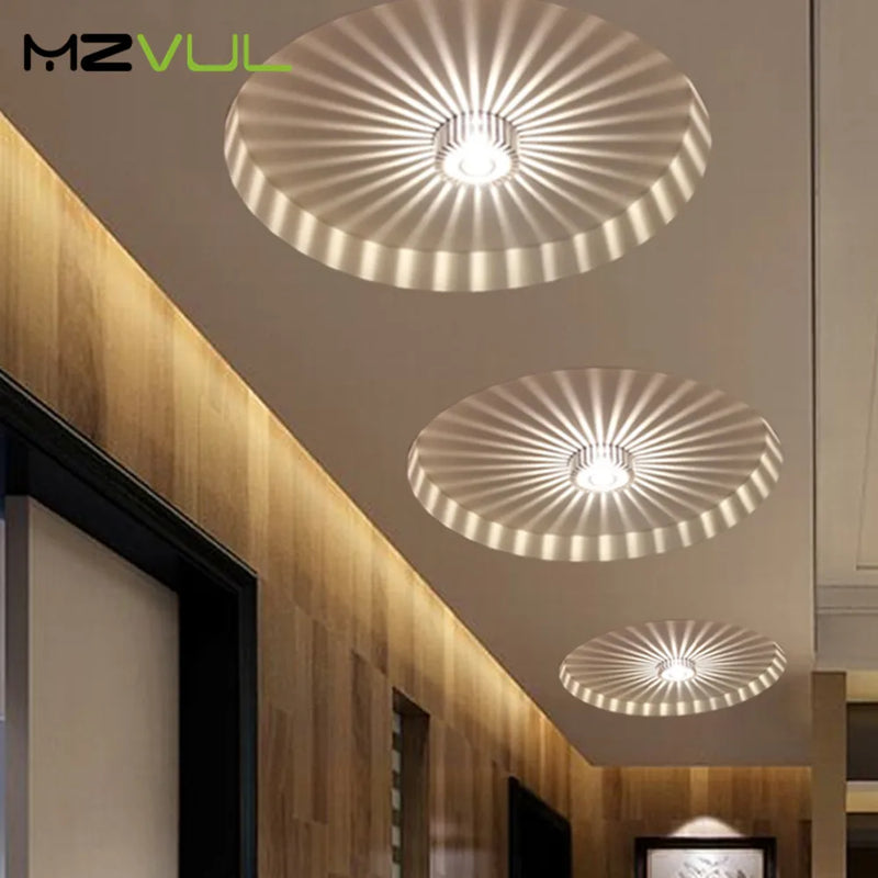 plafond moderne avec lampe encastrée led artly créative