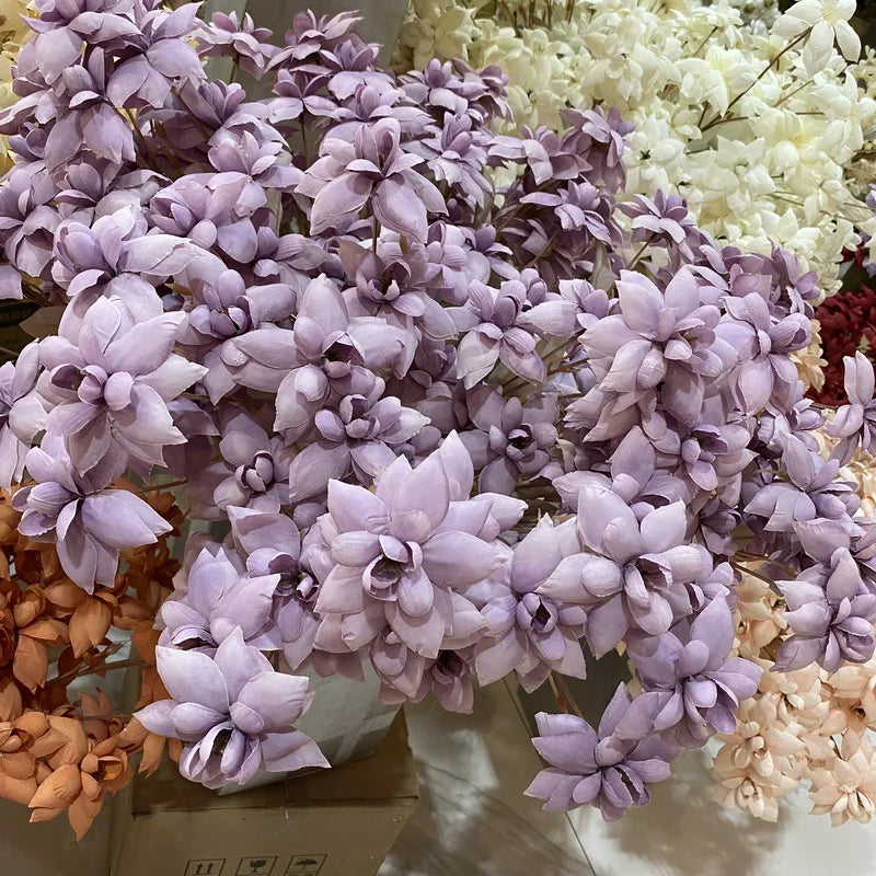 fleurs artificielles en tissu décoratives pour mariage et événements