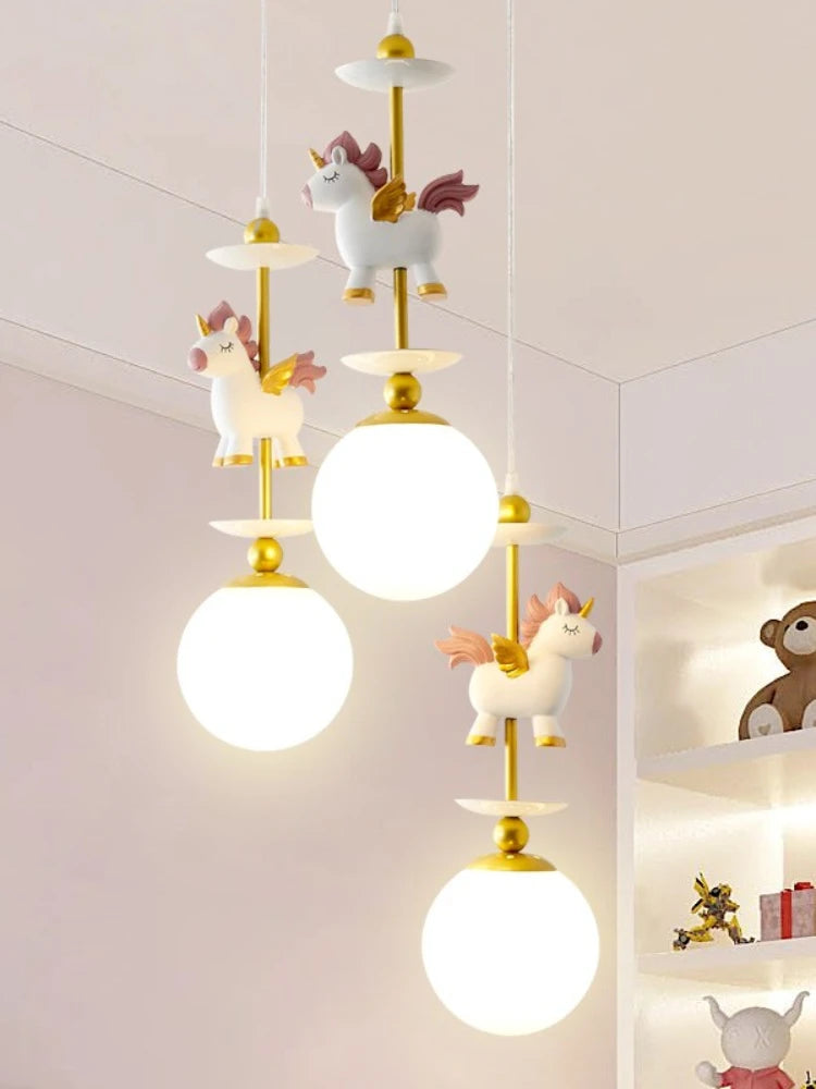 lustre moderne minimaliste nordique pour enfants