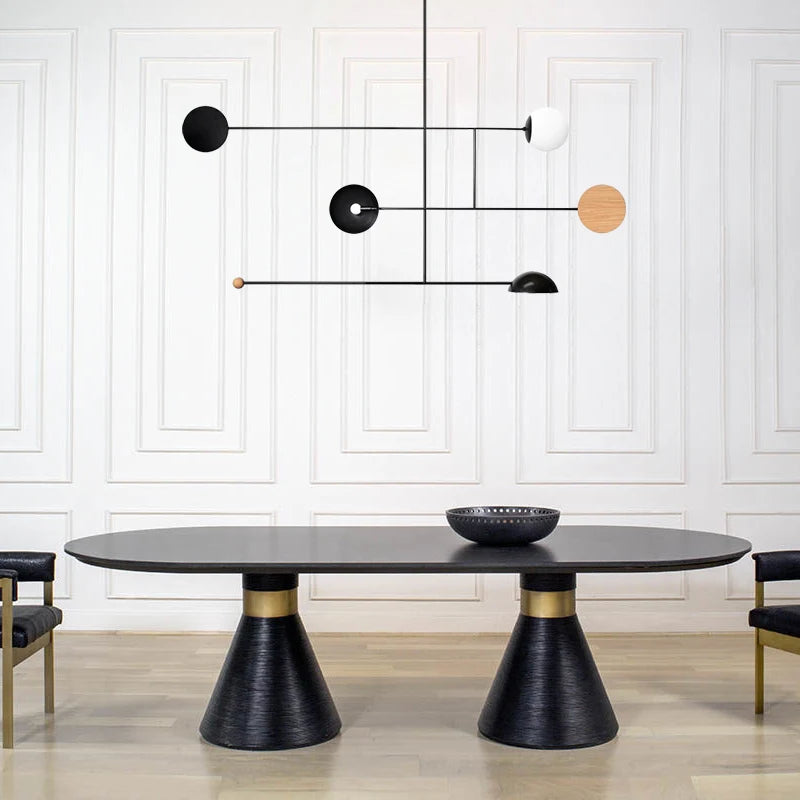 lustre design minimaliste rétro pour intérieur contemporain