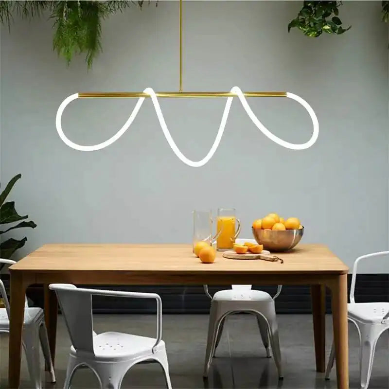 lustre simple note moderne design nordique pour restaurant