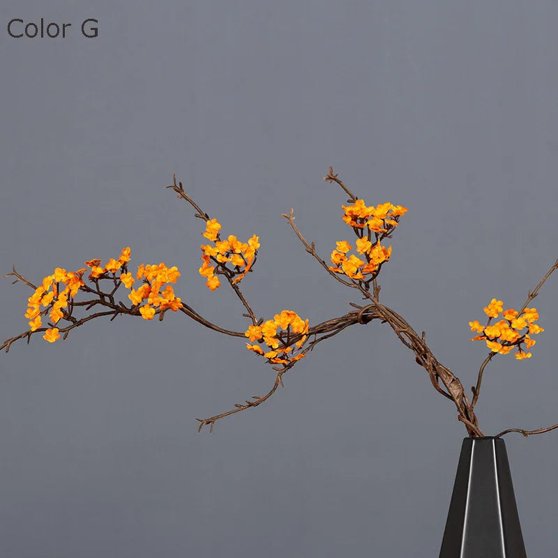 branche de fleurs artificielles de cerisier pour décoration automnale