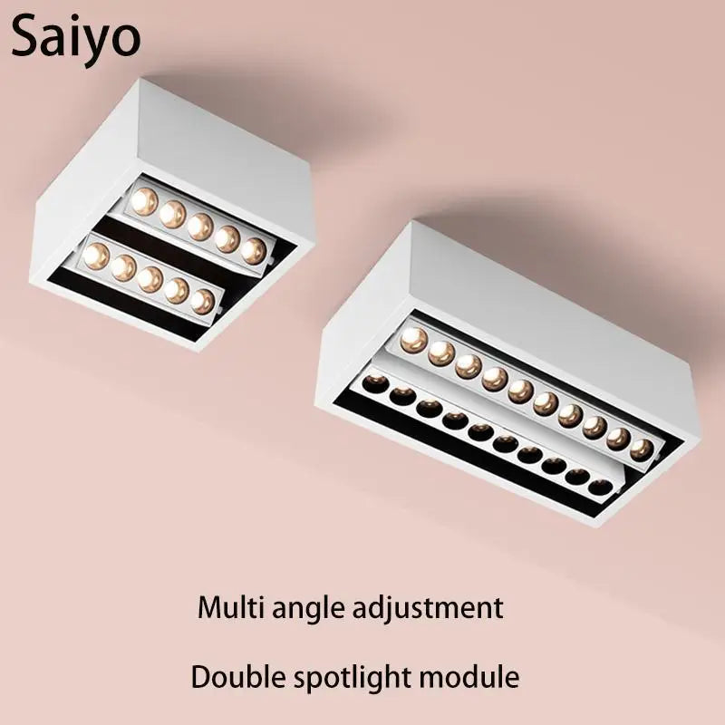 led spots monté en surface angle réglable pour éclairage intérieur