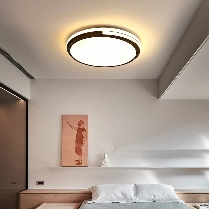 plafonnier led rond avec luminosité réglable pour intérieur