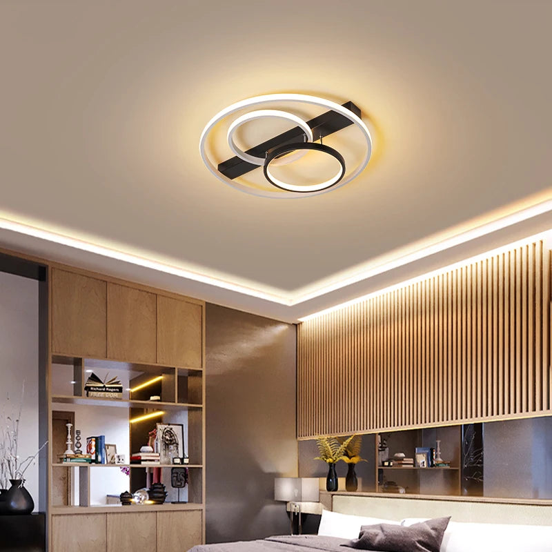 plafonnier led rond design moderne pour intérieur élégant