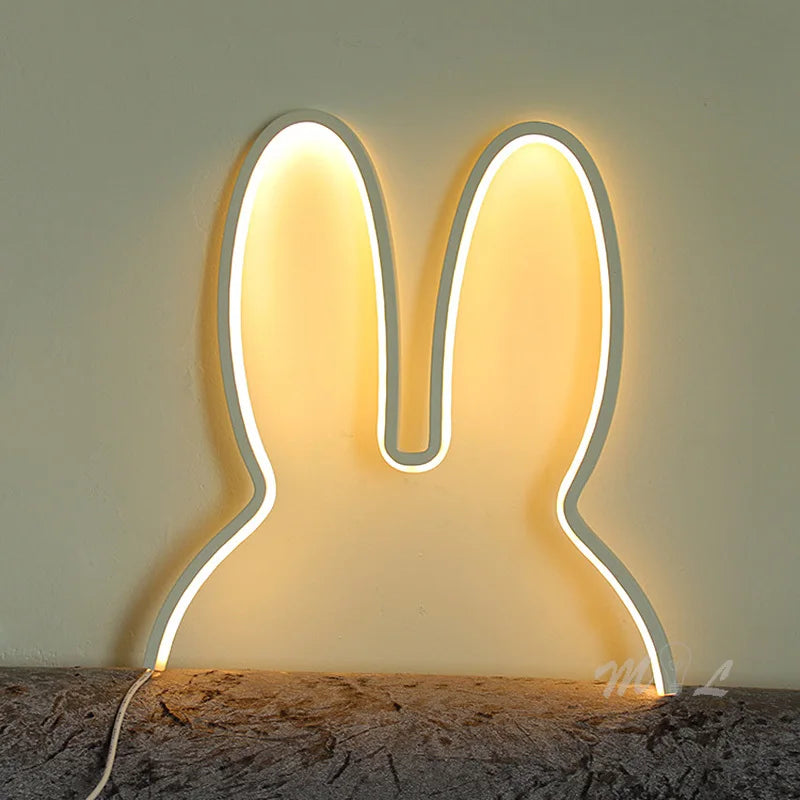 veilleuse led lapin moderne pour enfants cadeau de noël