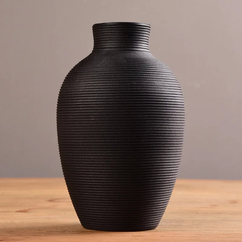 vase en céramique moderne pour décoration intérieure de fleurs