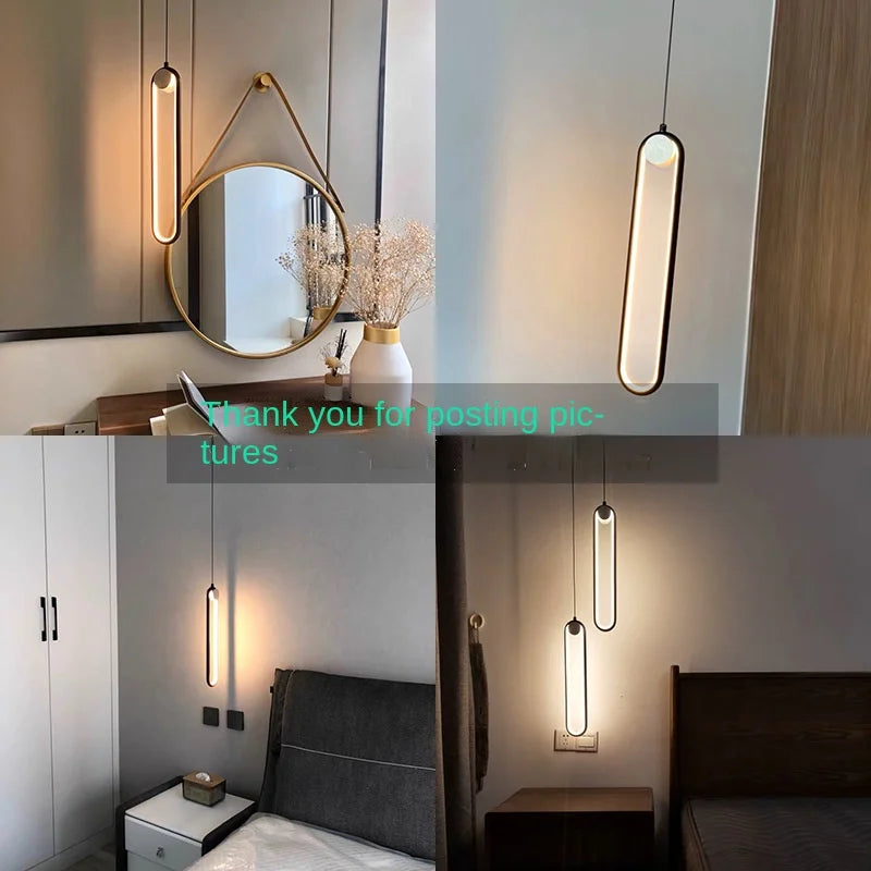 lustre moderne led suspendu design minimaliste éclairage suspension