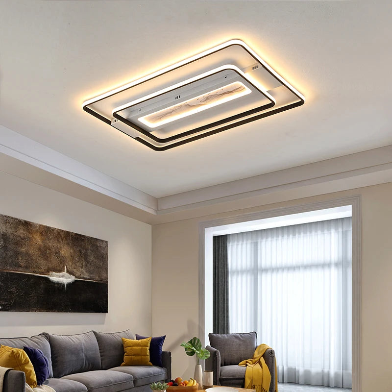 plafonniers led modernes créatifs pour éclairage intérieur