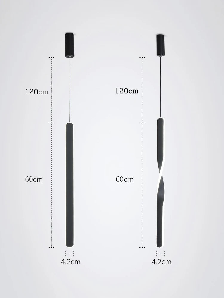 suspension moderne nordique minimaliste éclairage led art déco