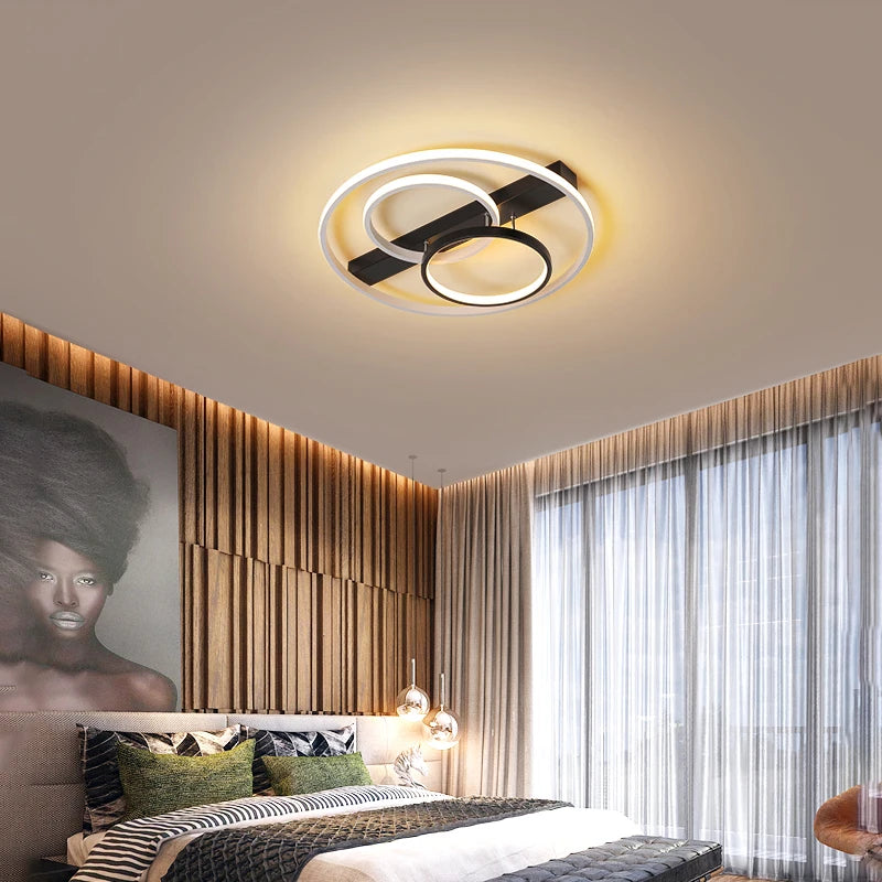 plafonnier led rond design moderne pour intérieur élégant