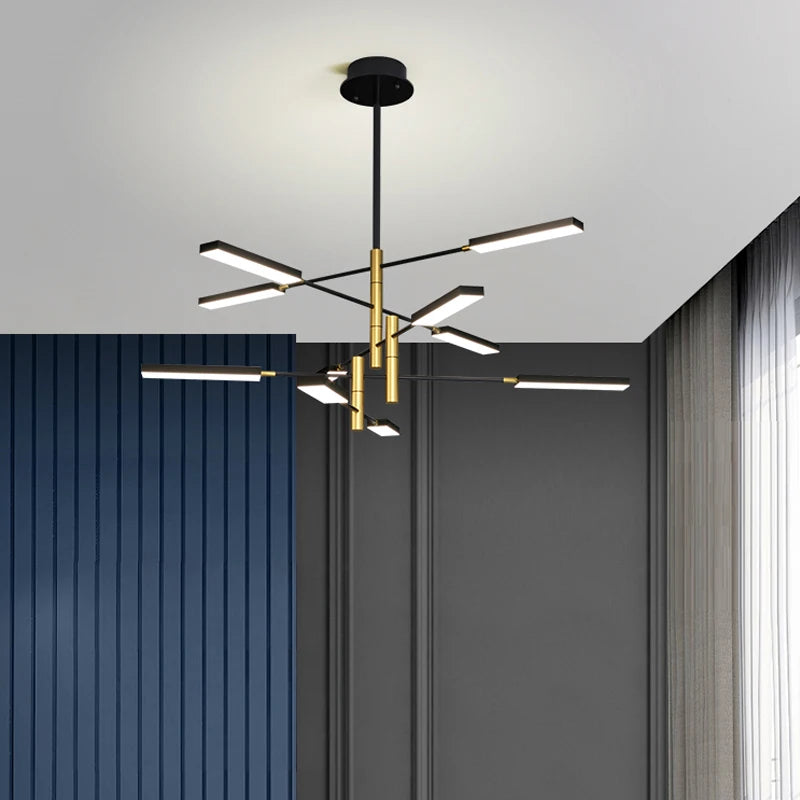 lustre moderne léger design minimaliste nordique éclairage intérieur LED