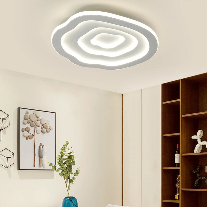 plafonnier led nuage nordique simple créatif romantique chaleureux