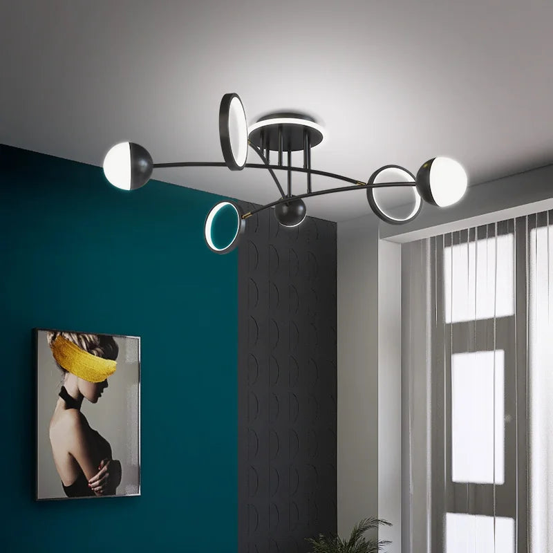 plafonnier moderne décoratif pour intérieur et luminaires LED