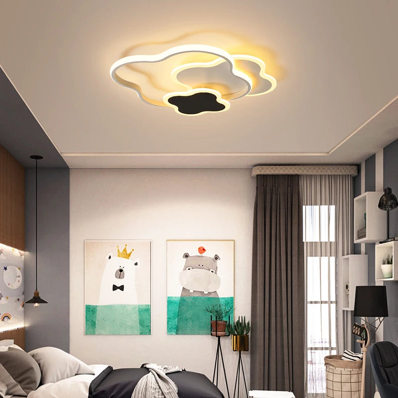 plafonnier en aluminium décoratif pour intérieur lumineux et élégant