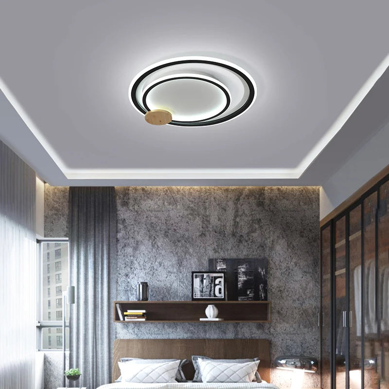 plafonnier led moderne en aluminium design pour intérieur élégant