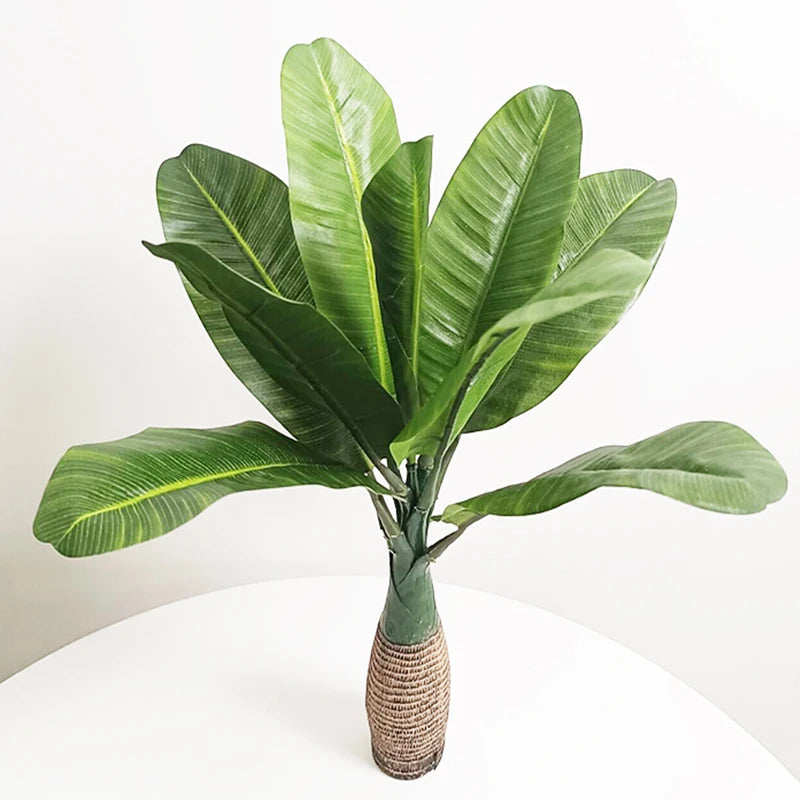 palmier artificiel monstera tropical pour décoration intérieure en pot