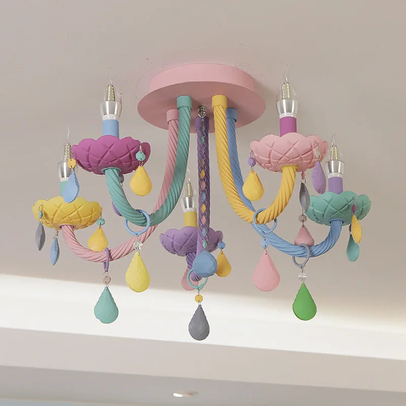 plafonnier moderne pour chambre d enfants avec douilles lumineuses