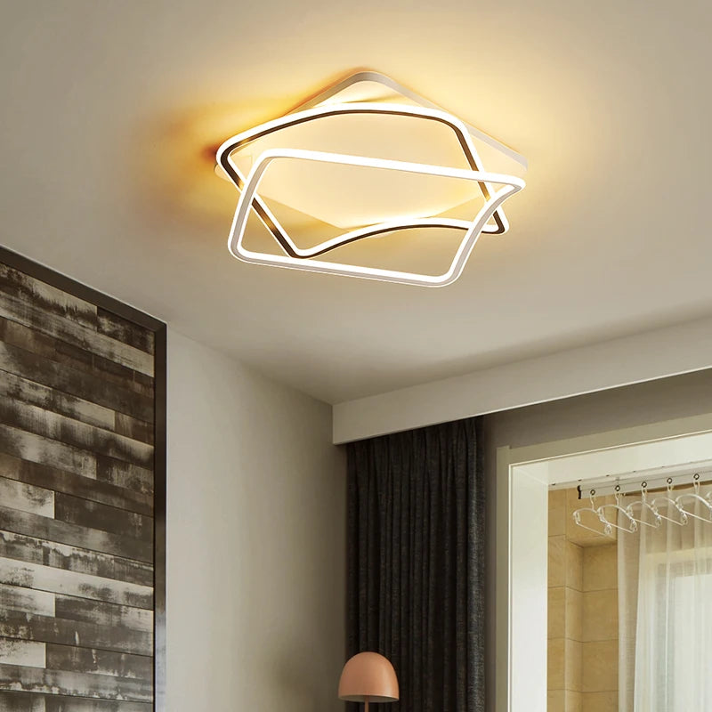 lustre led créatif pour éclairage intérieur moderne