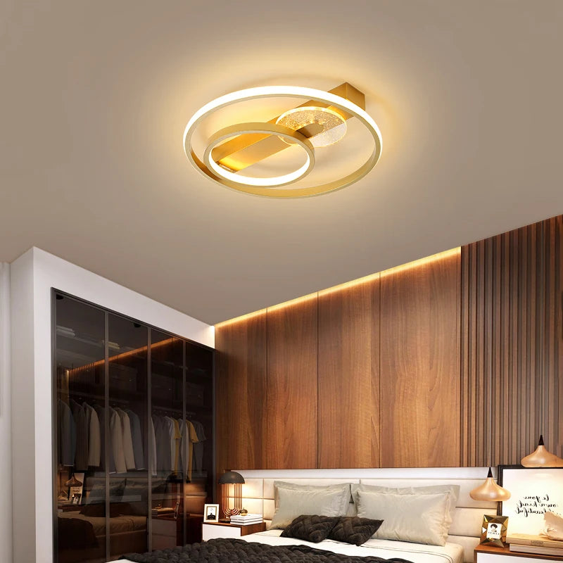 plafonnier design led rond ultra mince pour intérieur maison