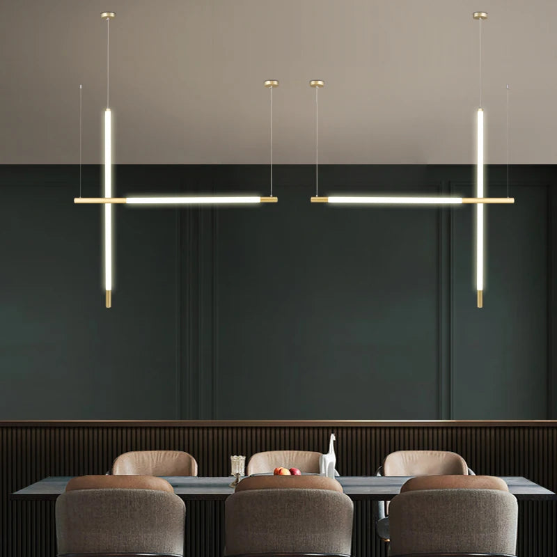 lustre moderne à led créatif pour bar et restaurant