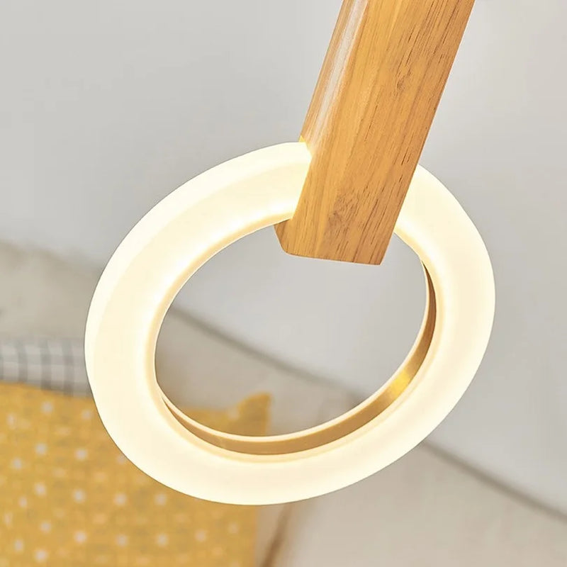 lustre led suspendu style loft pour escalier