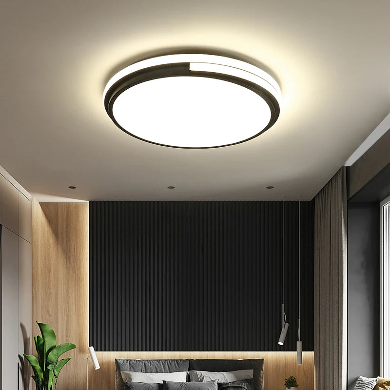 plafonnier led rond avec luminosité réglable pour intérieur