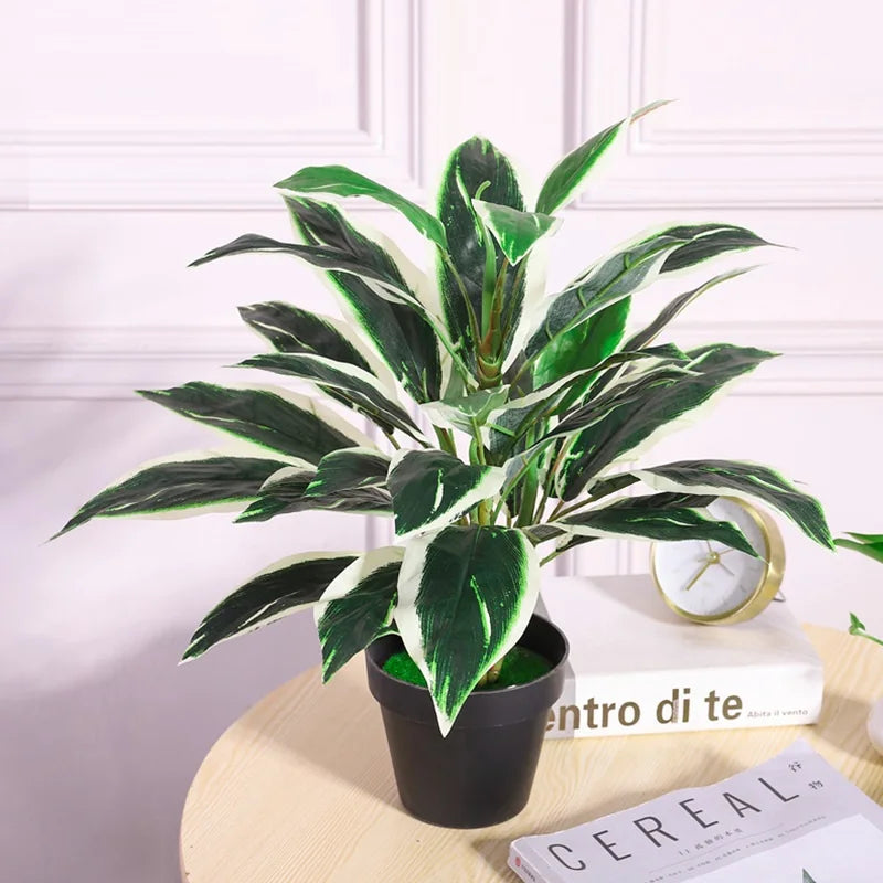 plante monstera artificielle pour décoration intérieure et extérieure