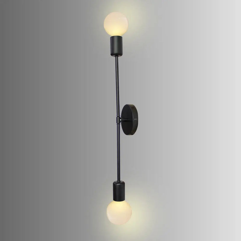 applique murale led double tête style industriel rétro